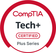 CompTIA Tech+ badge