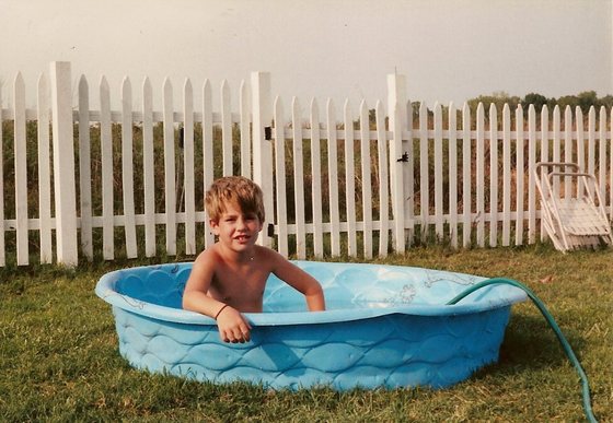 Grady Mask as a child
